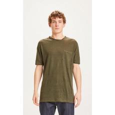 Alder linnen shirt - forrest green via Brand Mission